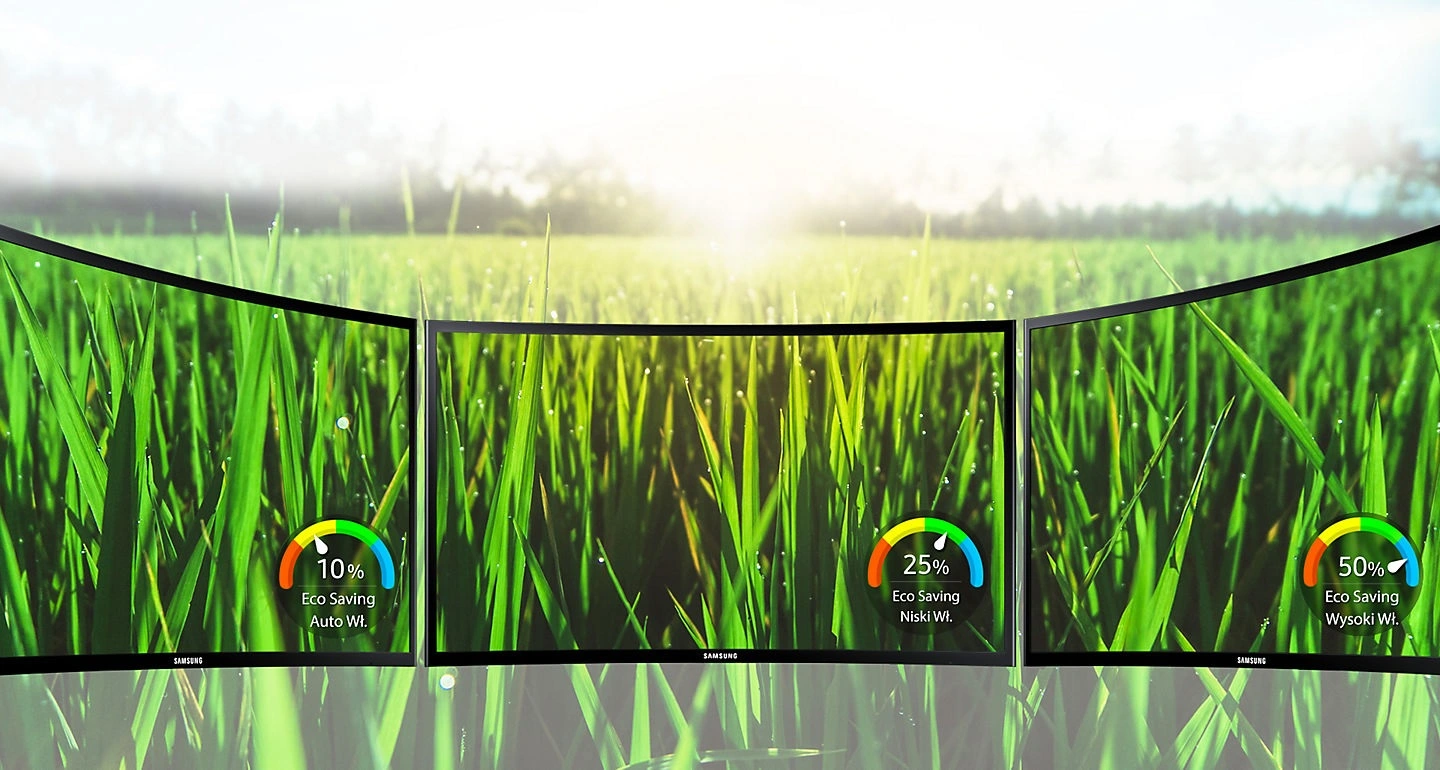 monitor Samsung S24F350FHUX - technologie eko